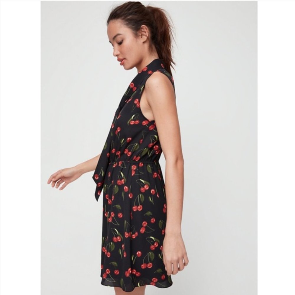 🔥Sales - Aritzia Sunday Best Veronica Dress Slvls Cherry - Size S - Picture 2 of 13